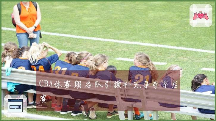 CBA休赛期 各队引援补充争夺季后赛